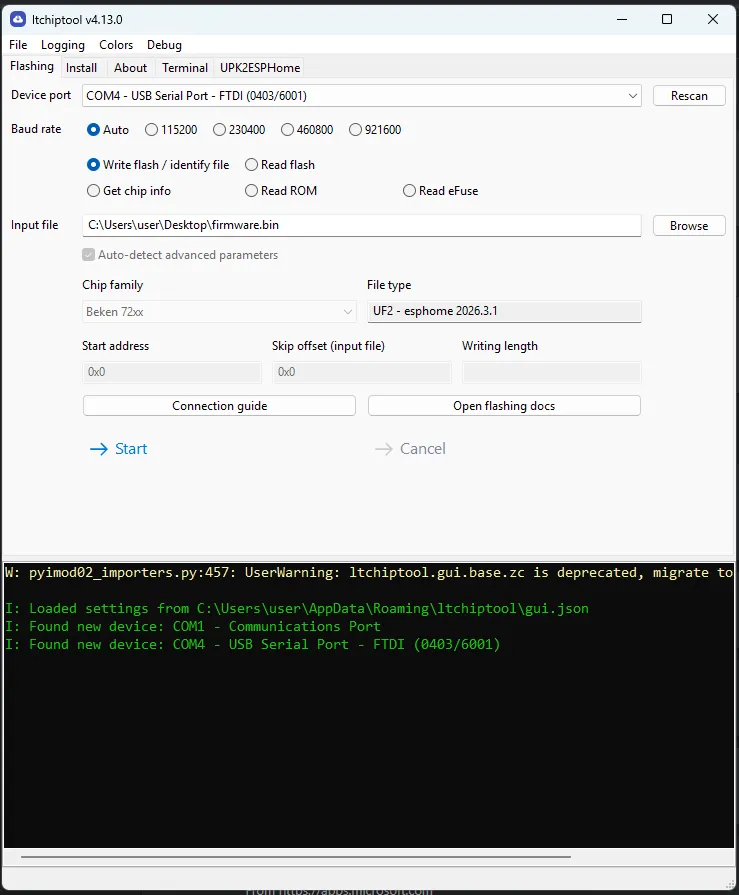 Itchiptool view