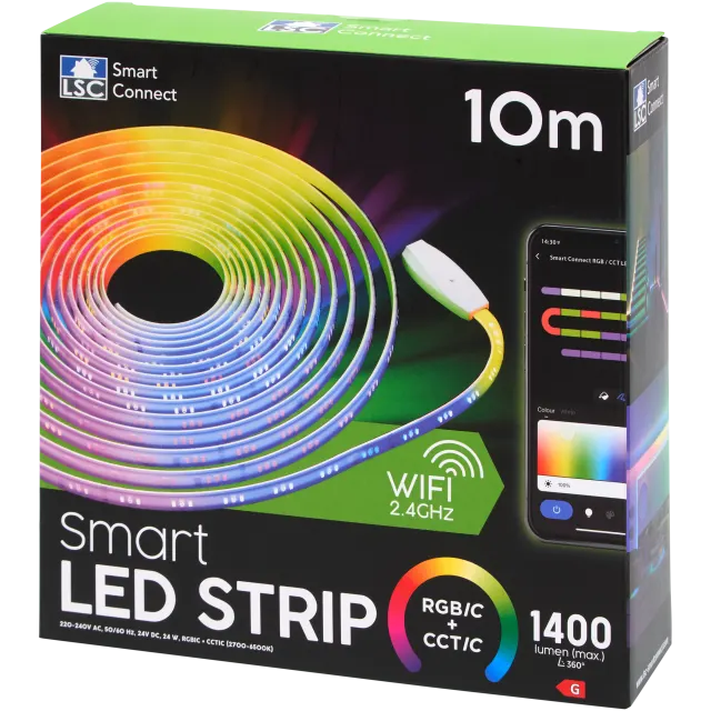 LSC Smart Connect 10 meter XXL-LED-Strip 3202086 LSC Smart Connect 10 meter XXL-LED-Stripe 3202086