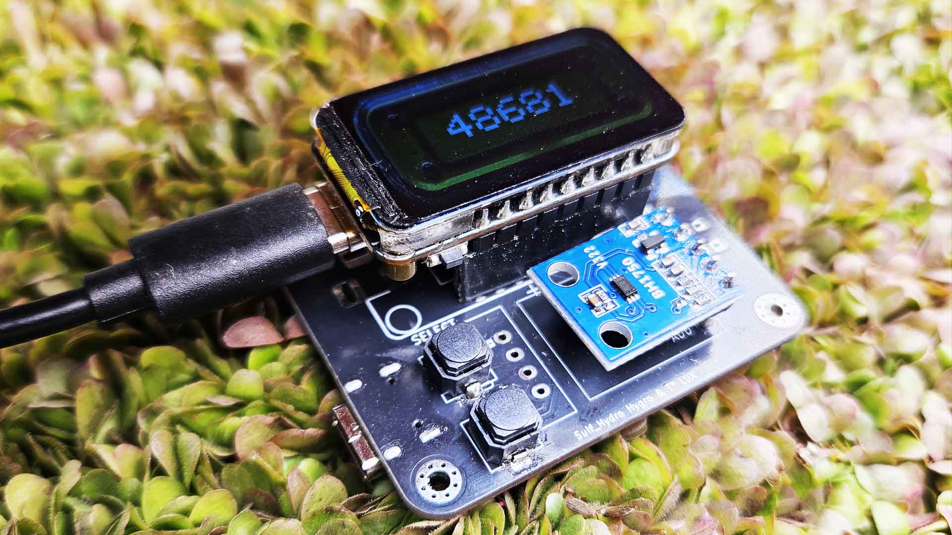 ESP-Hydropony Light Monitor lux display