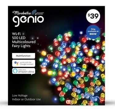 Mirabella Genio Wi-Fi 500 LED Mulitcoloured Fairy Lights
